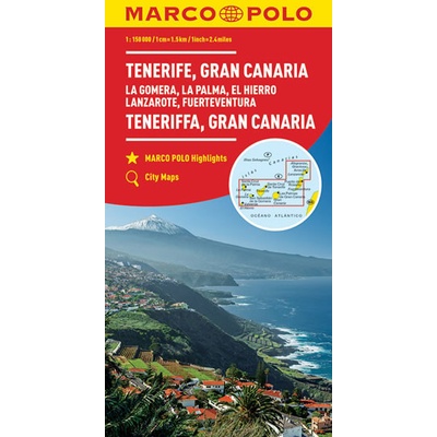 MARCO POLO Karte Teneriffa Gran Canaria 1:150 000