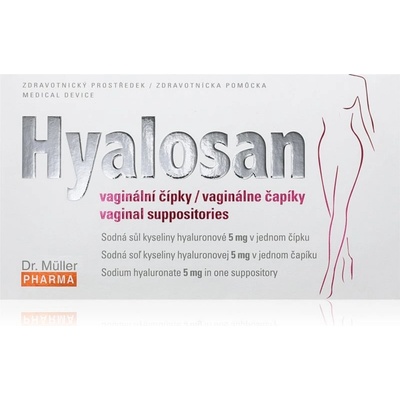 Hyalosan Dr.Müller vaginální čípky 10 ks