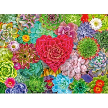 Ravensburger - Puzzle Succulent Love - 500 piese