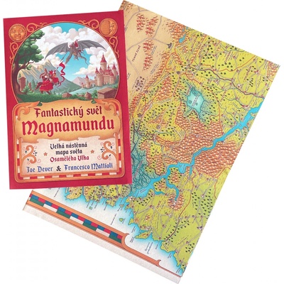 Fantastický svět Magnamundu mapa - Joe Dever