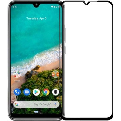 Удароустойчив стъклен протектор покриващ целия екран марка MOFI за Xiaomi Redmi A3 - с черна рамка