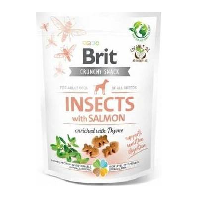 BRIT Care Dog Functional Snack Insect s lososem 200 g