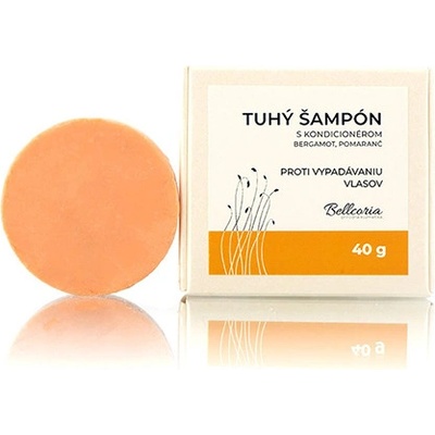 Bellcoria Tuhý šampón s kondicionérom na rast vlasov Bergamot 40 g
