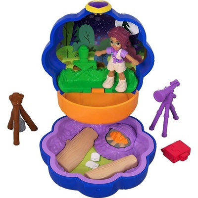 Mattel Polly Pocket Shani a kempování v lese