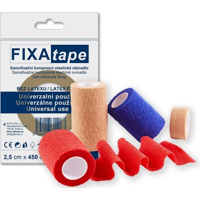 FIXAtape STRETCH 2,5 cm x 450cm samofixační obinadlo – Zboží Dáma