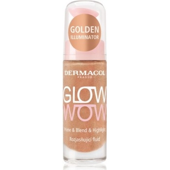 Dermacol Rozjasňující fluid Glow Wow Prime & Blend & Highlight 20 ml