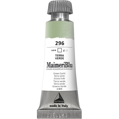 Maimeri Blu Акварелна боя Green Earth 296 12 ml 1 бр (M1609296)