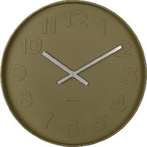 Karlsson Стенен часовник Mr. Green 37, 5 см (KA5636MG)