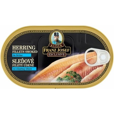 Franz Josef Kaiser Exclusive Sleďové filety údené vo vlastnej šťave 170 g