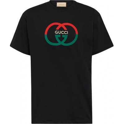 Gucci Interlocking G Black tričko Černá