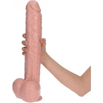 Image 1 of Toyz4Lovers Огромно реалистично дилдо с тестиси и вакуумна основа Golia 15.5