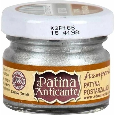 Stamperia Patina Anticante stříbrná 20 ml