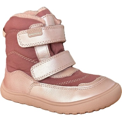 Protetika Nut Pink dětské barefoot zimní boty růžové