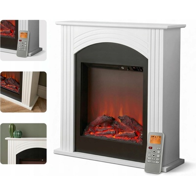 Sureflame Henlow Elektrický Krbový Set v Bílé