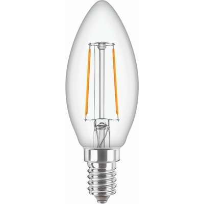 Philips Svíčková LED žárovka CorePro ND 2-25W E14 B35 827 CL G