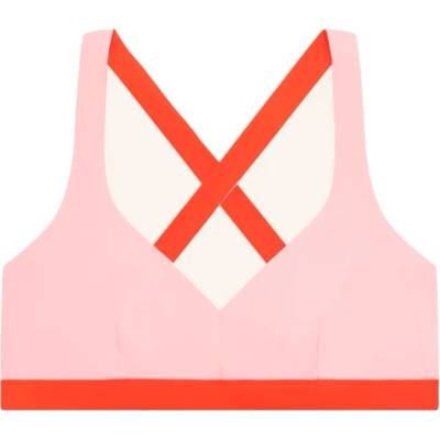 MYMARINI Дамско бикини горнище MYMARINI Women's Sport Bra Bikini top - Poppy / Macaron - размер L (150-5683-0613)