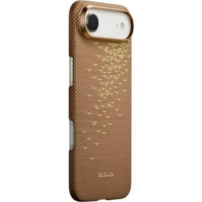 PITAKA Magsafe Калъф за iPhone Air, Pitaka Edge Golden Glint Case, Златист (KI1703AG)