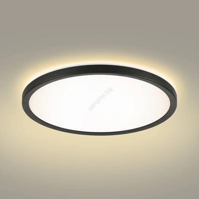 Brilagi - LED Лампа за баня ULTRA SLIM LED/24W/230V Ø 42 см черен IP54 (BG2092)