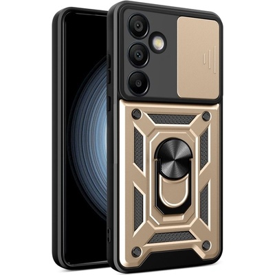 PROTEMIO 89510 RING CAMERA Kryt s držákem pro Samsung Galaxy S24 FE 5G zlatý – Hledejceny.cz