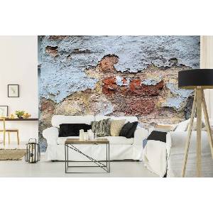 DIMEX ART Самозалепваща се флизелинова фототапета стара лющеща се мазилка 375 x 250 см