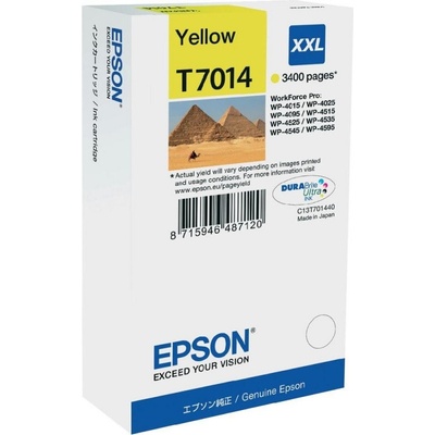 Epson Оригинален мастилен картридж Epson жълт T7014 за WP4000|4500 "C13T70144010" (RAPO) (C13T70144010)