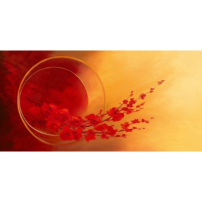 Abstraktní květ 12 1 deska 100x50