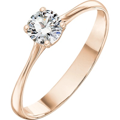 Tiami Prsten z růžového zlata s diamantem Atea RATP21301