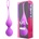 Layla Peony Double Vaginal Dumbbell Purple
