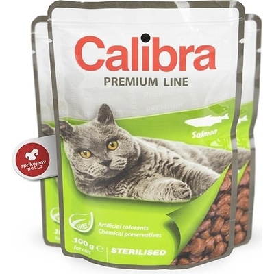 Calibra Cat Sterilised Salmon 24 x 100 g