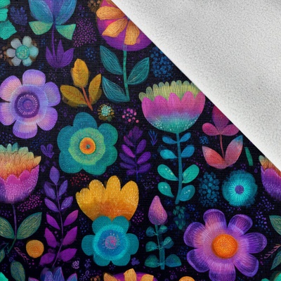 Takoy Softshell zimný fantasy flowers Lim