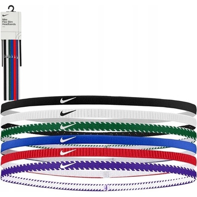 Nike Flex Classic Slim Headbands 6PK čelenky unisex – Sleviste.cz