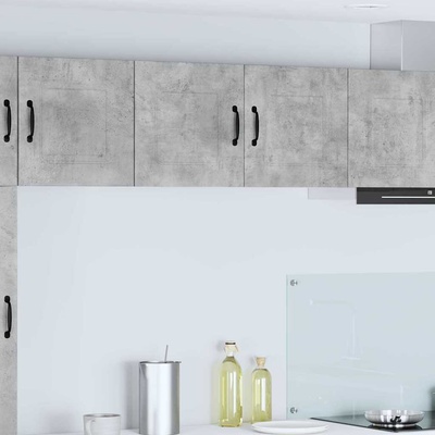 vidaXL Кухненски шкаф Kalmar Циментено сиво 80 x 31 x 40 см (884580)