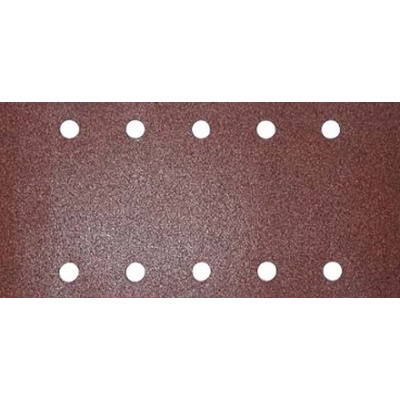 MAKITA P-33205 Brúsny papier K-100 / 115x229mm (10 otvorov, na kov, drevo ) (v balení: 10ks) - MAKITA P-33205