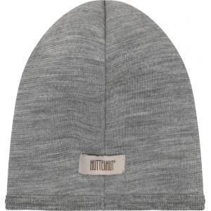 Huttelihut Детска зимна шапка (beanie) Huttelihut Kid's Beanie Wool Brushed Inside Beanie - Medium Grey Melange - размер 52 cm (904-6679-0113)
