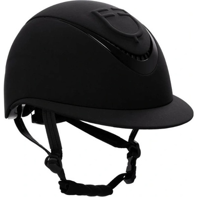 EQUESTRO Bezpečnostní helma Embossed Logo široký kšilt black – Zboží Dáma EQUESTRO Bezpečnostní helma Embossed Logo široký kšilt black – Zboží Dáma