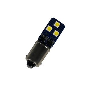  Лед крушки тип BA9 3030 с 6 SMD диода - Canbus срещуположни (BA93030SMD6)
