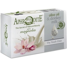 Aphrodite přírodní mýdlo olivový olej & oslí mléko & Magnolie 85 g