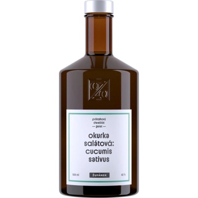 Žufánek Salátová Okurka 42% 0,5 l (čistá fľaša)