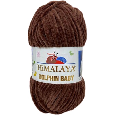 Priadza Himalaya Dolphin Baby 100g 120m 80366 hnedá