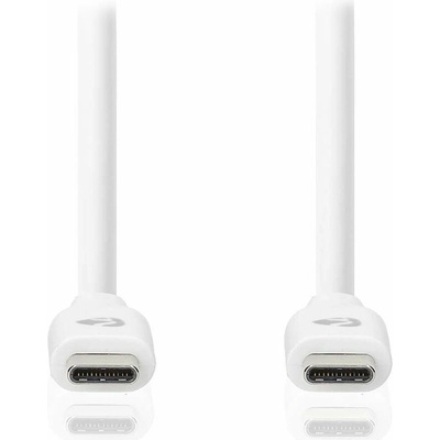 Nedis CCGB64700WT20 USB 3.2 Gen 1/ zástrčka USB-C - zástrčka USB-C/ 60 W 2m bílý