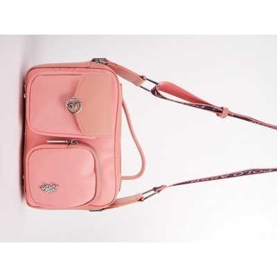 US POLO limestone crossbody dámská kabelka růžová