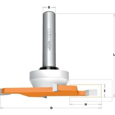 CMT Orange Tools CMT C922 Talířová drážkovací fréza na CORIAN - D92x6,35 H27,3 S=12 HW