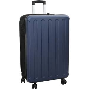 vidaXL Куфар с заключване Тъмносиньо 50 x 30 x 76 см ABS пластмаса (42006244)