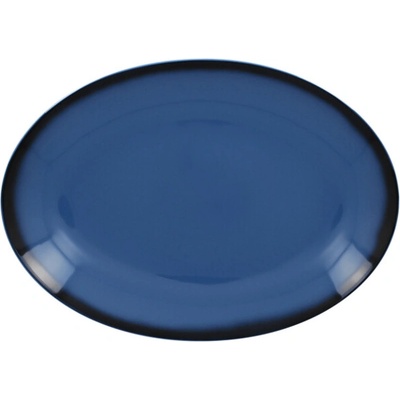 RAK Porcelain Talíř oválný 26 x 19 cm modrá RAK-LENNOP26BL