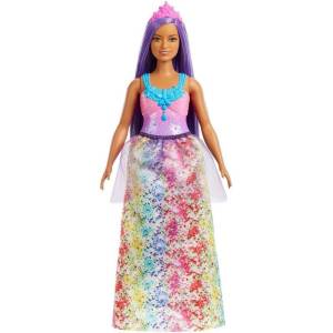 Barbie Mattel Barbie - Принцеса с буйна лилава коса (HGR17) (81467)