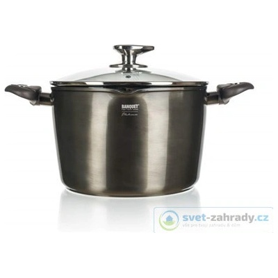 Banquet na těstoviny s nepřilnavým povrchem Metallic Platinum 24 x 14,5 cm 6,2 l