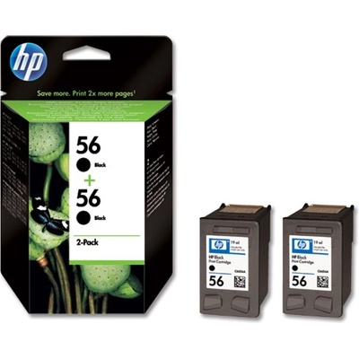 HP КОМПЛЕКТ HEWLETT PACKARD 2110/7150/7350/7550 - Black - Twin pack C6656AE - P№ C9502AE (C9502AE)