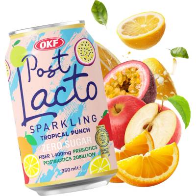 OKF PostLacto Zero Sugar Tropical Punch Sparkling Drink 350 ml