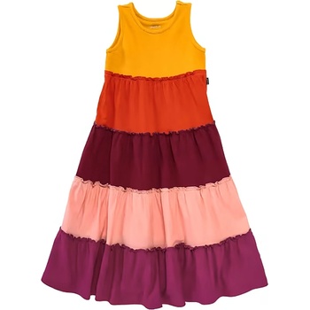 Jako-dievčenské farebné šaty