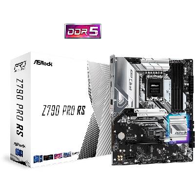 Дънна платка ASROCK Z790 Pro RS (Intel 1700, 4xDDR5, 4xHyper M. 2, 2.5G LAN, HDMI, DP) ATX (69021)